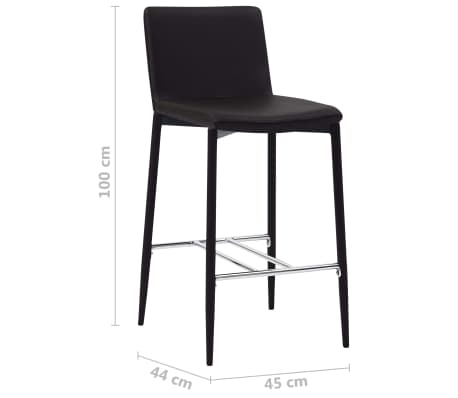 vidaXL Ensemble de bar 3 pcs Similicuir Marron vidaXL Ensemble de bar 3 pcs Similicuir Marron