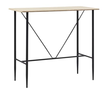 vidaXL 5-tlg. Bar-Set Kunststoff Gelb