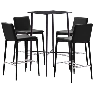 vidaXL Ensemble de bar 5 pcs Similicuir Marron | vidaXL Ensemble de bar 5 pcs Similicuir Marron |