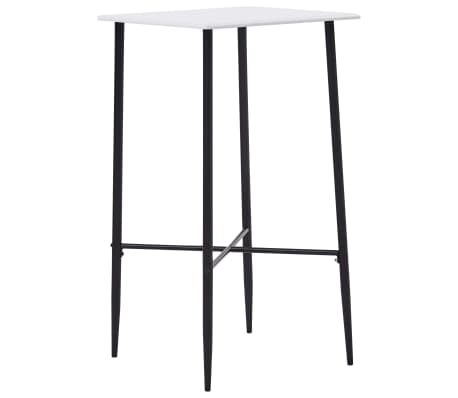 vidaXL 3-tlg. Bar-Set Kunstleder Creme