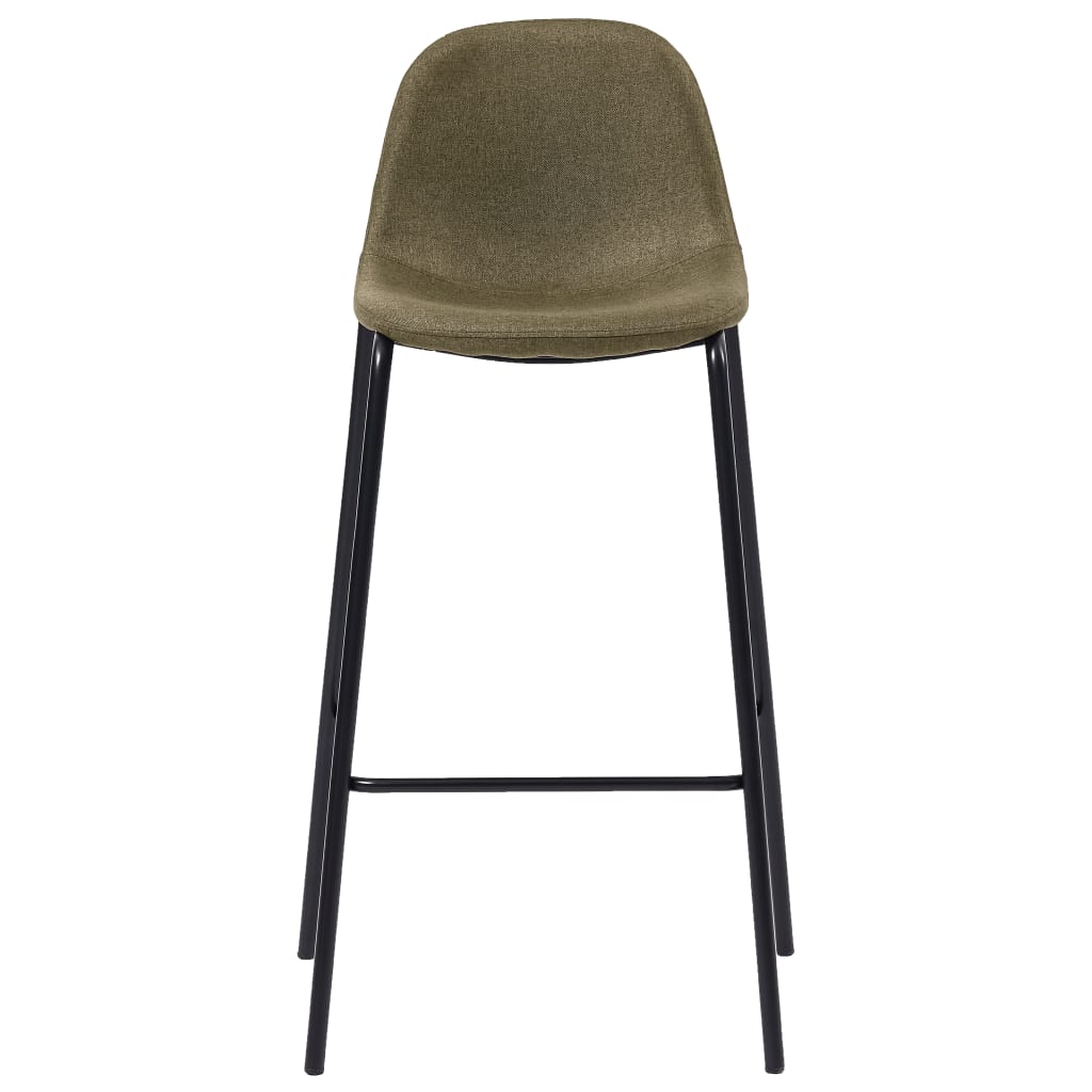 Бар комплект от 3 части, кафяв текстил