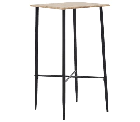 vidaXL 5-tlg. Bar-Set Kunstleder Braun