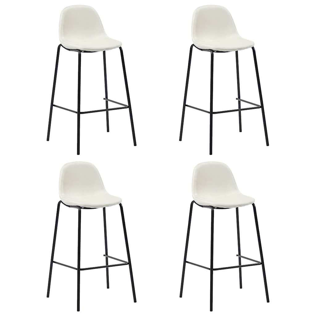 5dílný barový set textil krémový - obrázek 3