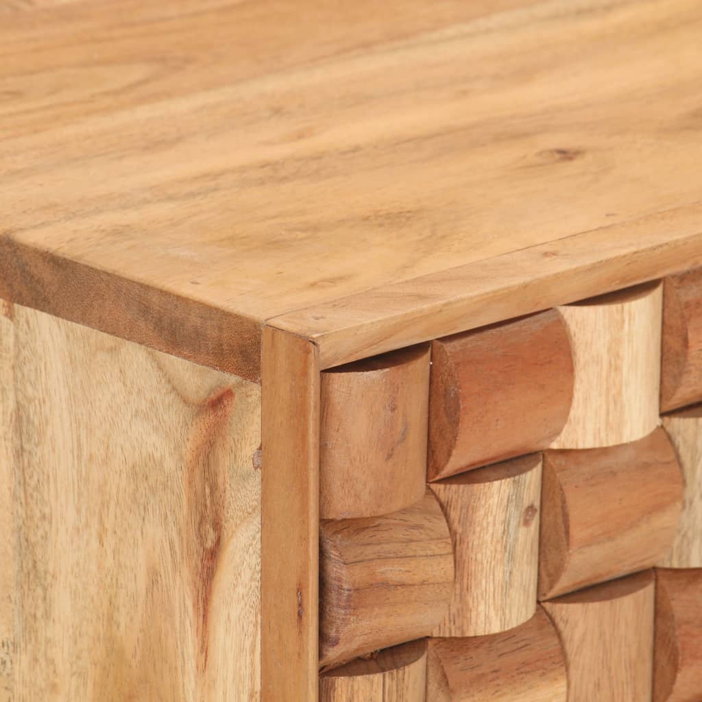 Příborník 75 x 35 x 65 cm masivní akáciové dřevo