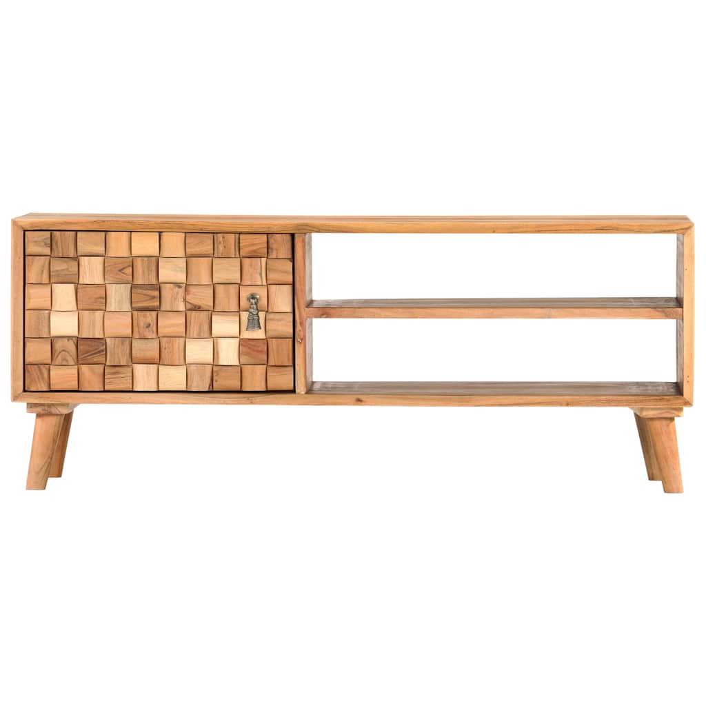 vidaXL tömör akácfa TV-szekrény 100 x 30 x 40 cm