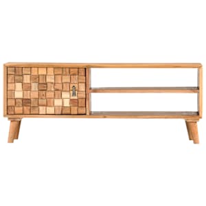 TV stolek 100 x 30 x 40 cm masivní akáciové dřevo - obrázek 2