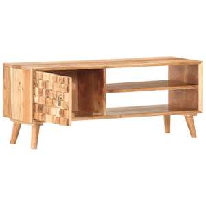 TV stolek 100 x 30 x 40 cm masivní akáciové dřevo - obrázek 3
