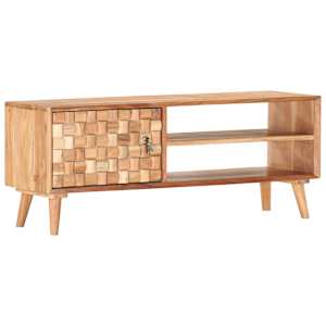 TV stolek 100 x 30 x 40 cm masivní akáciové dřevo - obrázek 10