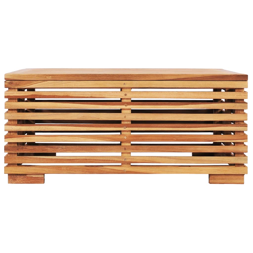 vidaXL Garden Table 69.5x69.5x31 cm Solid Teak Wood