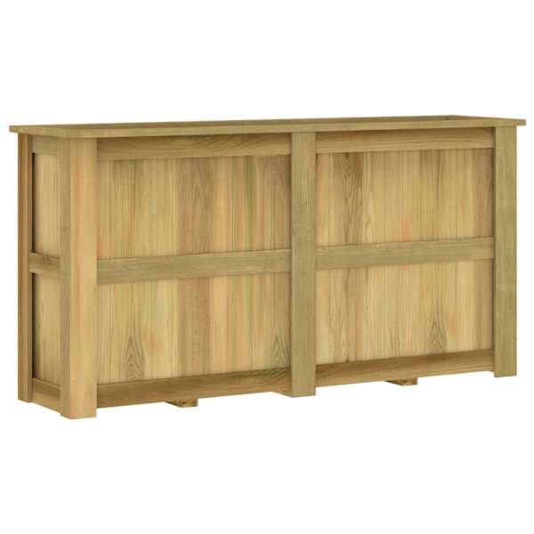 vidaXL t&otilde;stetud peenar 196 x 50 x 100 cm immutatud m&auml;nnipuidust