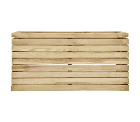 vidaXL Plantenbak verhoogd 100x50x50 cm ge&iuml;mpregneerd grenenhout