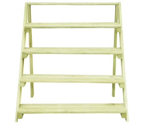 Support à Plantes Marron Miel 85x25x109,5 Cm Bois Massif Pin Vidaxl 822090 688889ae419ad336315d926e