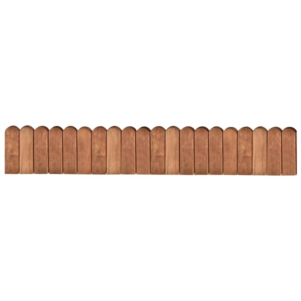 vidaXL Rolă de bordură, maro, 120 cm, lemn de pin tratat vidaXL