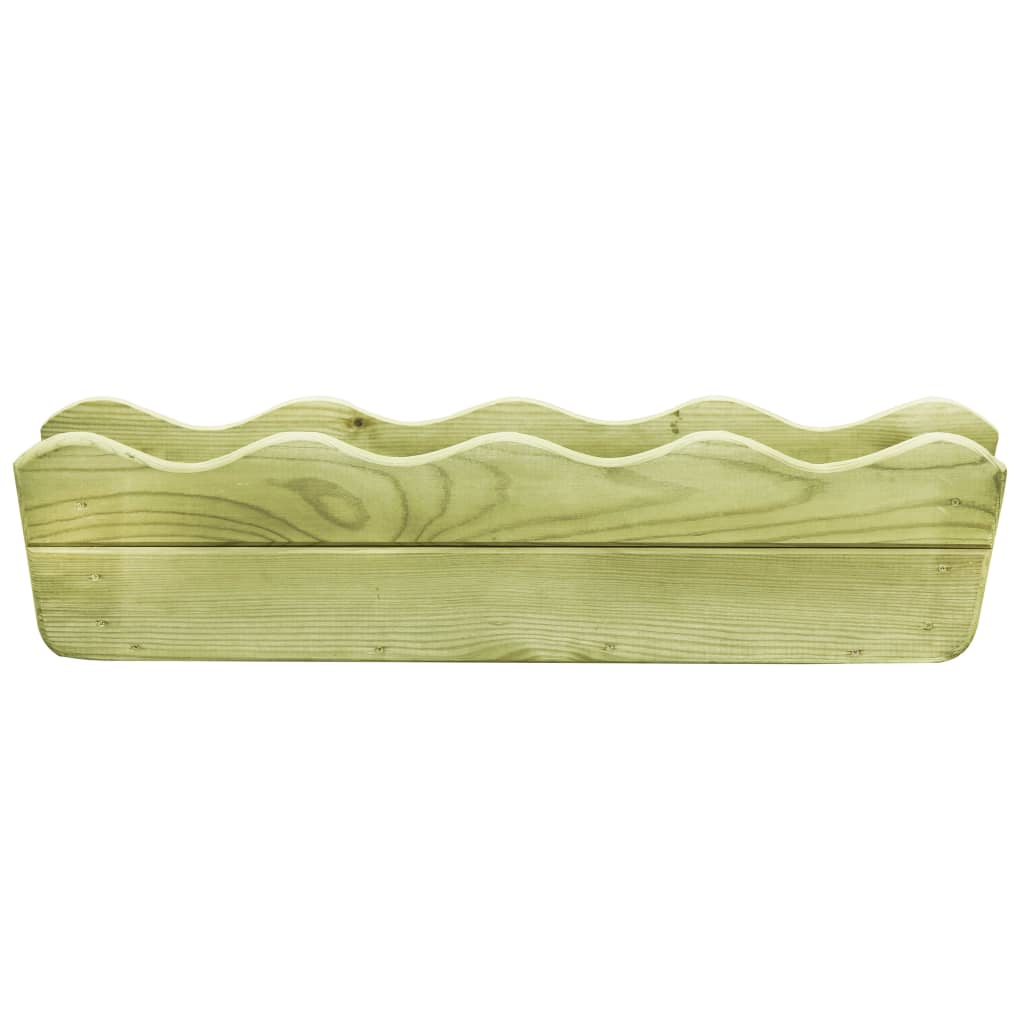 vidaXL Letto Rialzato 80x18x18 cm in Legno di Pino Impregnato