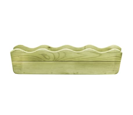 vidaXL Letto Rialzato 80x18x18 cm in Legno di Pino Impregnato