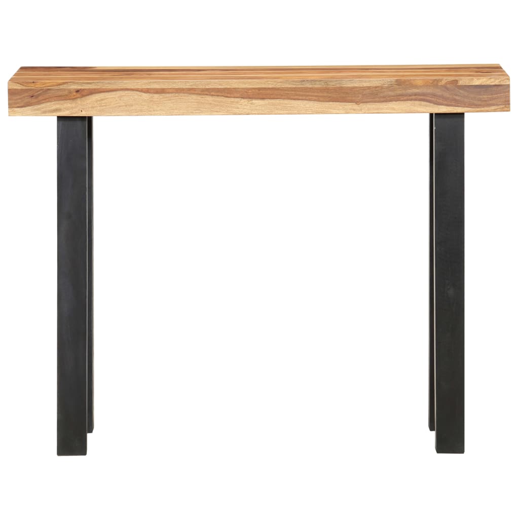 

vidaXL Wandtafel 100x40x76 cm massief sheeshamhout