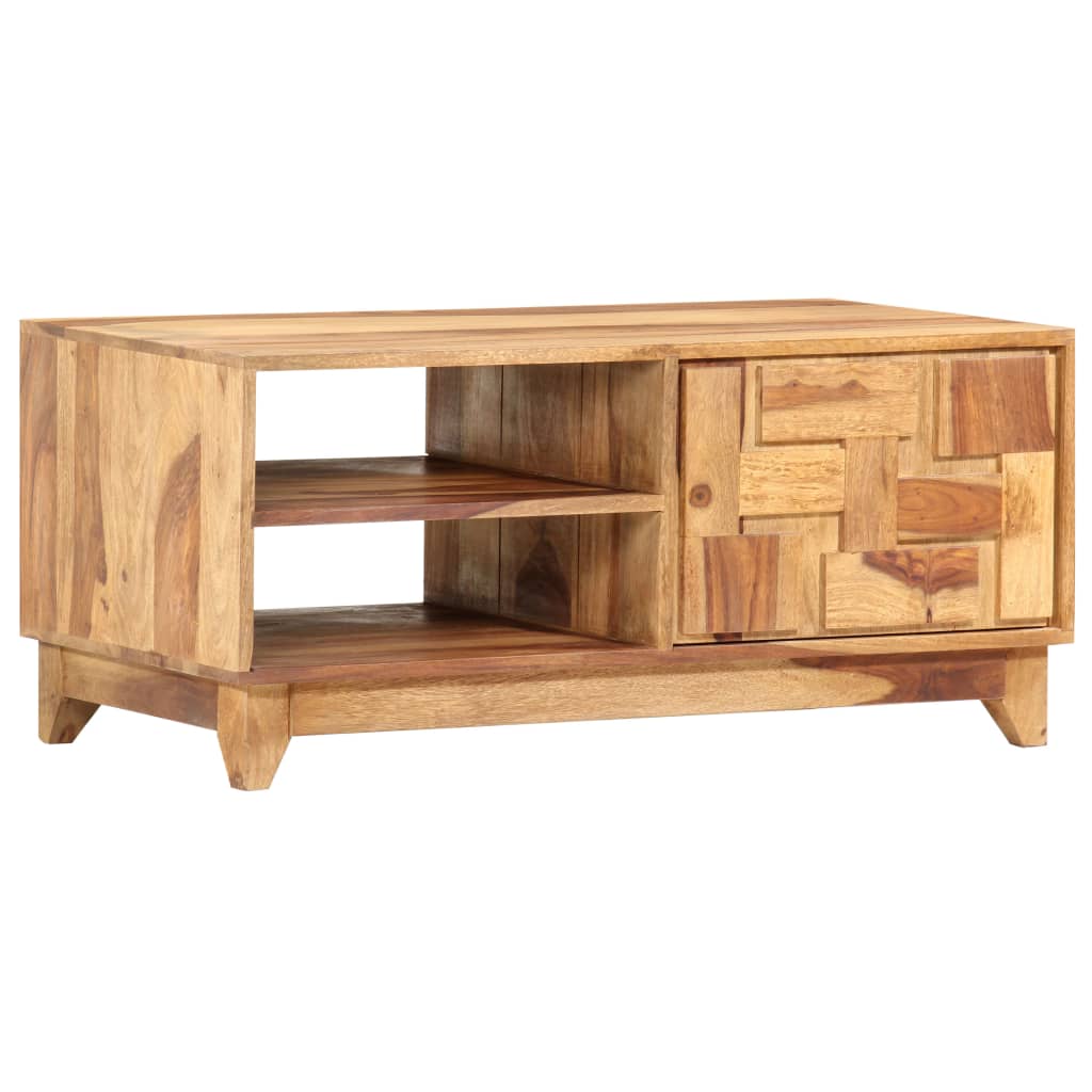 

vidaXL TV Cabinet 35.4"x17.7"x15.7" Solid Sheesham Wood