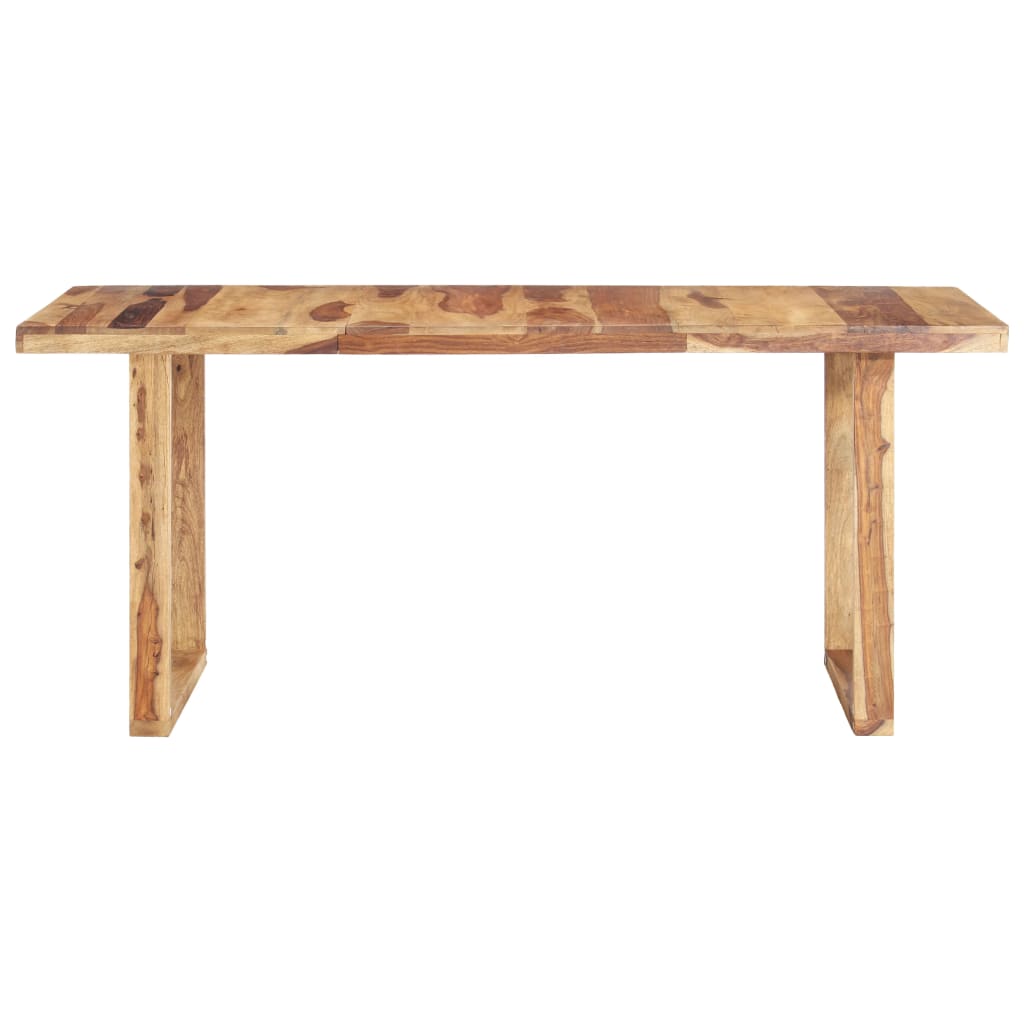 vidaXL Dining Table 70.9"x35.4"x29.9" Solid Sheesham Wood