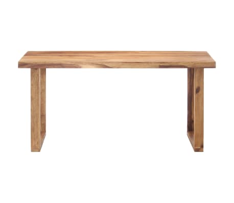 vidaXL Dining Table 63"x31.5"x29.9" Solid Acacia Wood