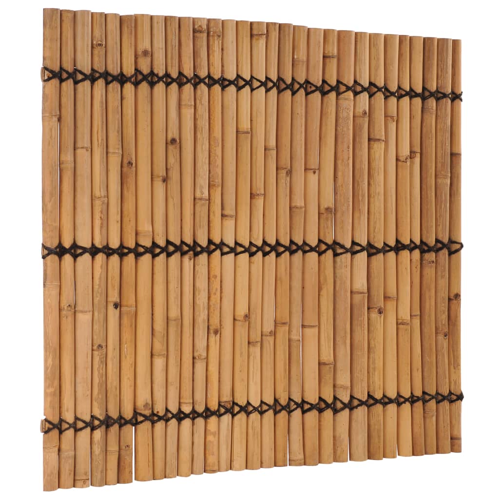 vidaXL dārza žoga panelis, 170x150 cm, bambuss