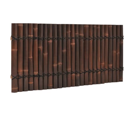 vidaXL Panel za vrtnu ogradu od bambusa 170 x 75 cm tamnosmeđi