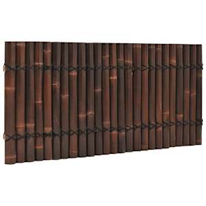 vidaXL Sodo tvoros segmentas, tamsiai rudas, 170x75cm, bambukas