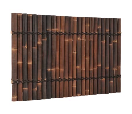 vidaXL Panel za vrtnu ogradu od bambusa 170 x 100 cm tamnosmeđi