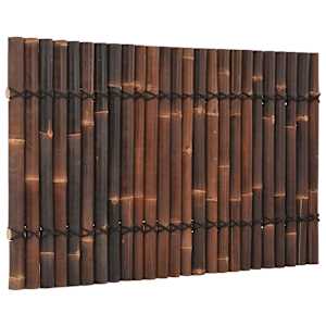vidaXL Sodo tvoros segmentas, tamsiai rudas, 170x100cm, bambukas