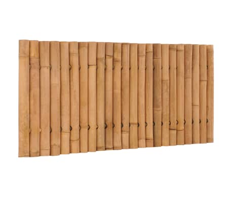 vidaXL Panel de valla de jardín de bambú 170x75 cm