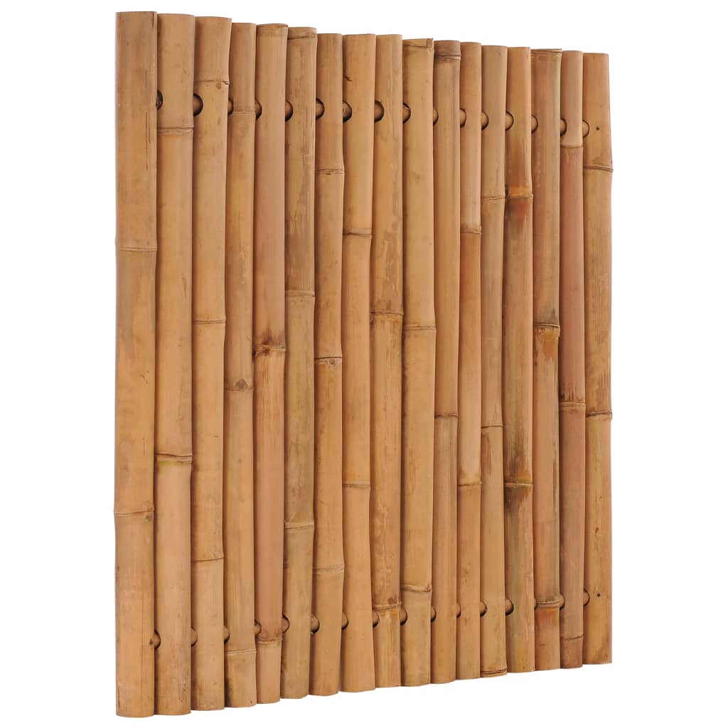 vidaXL Panou gard de grădină din bambus, 120 x 125 cm