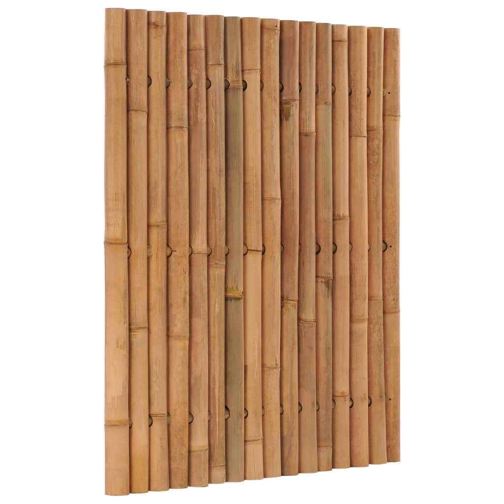 vidaXL dārza žoga panelis, 120x150 cm, bambuss
