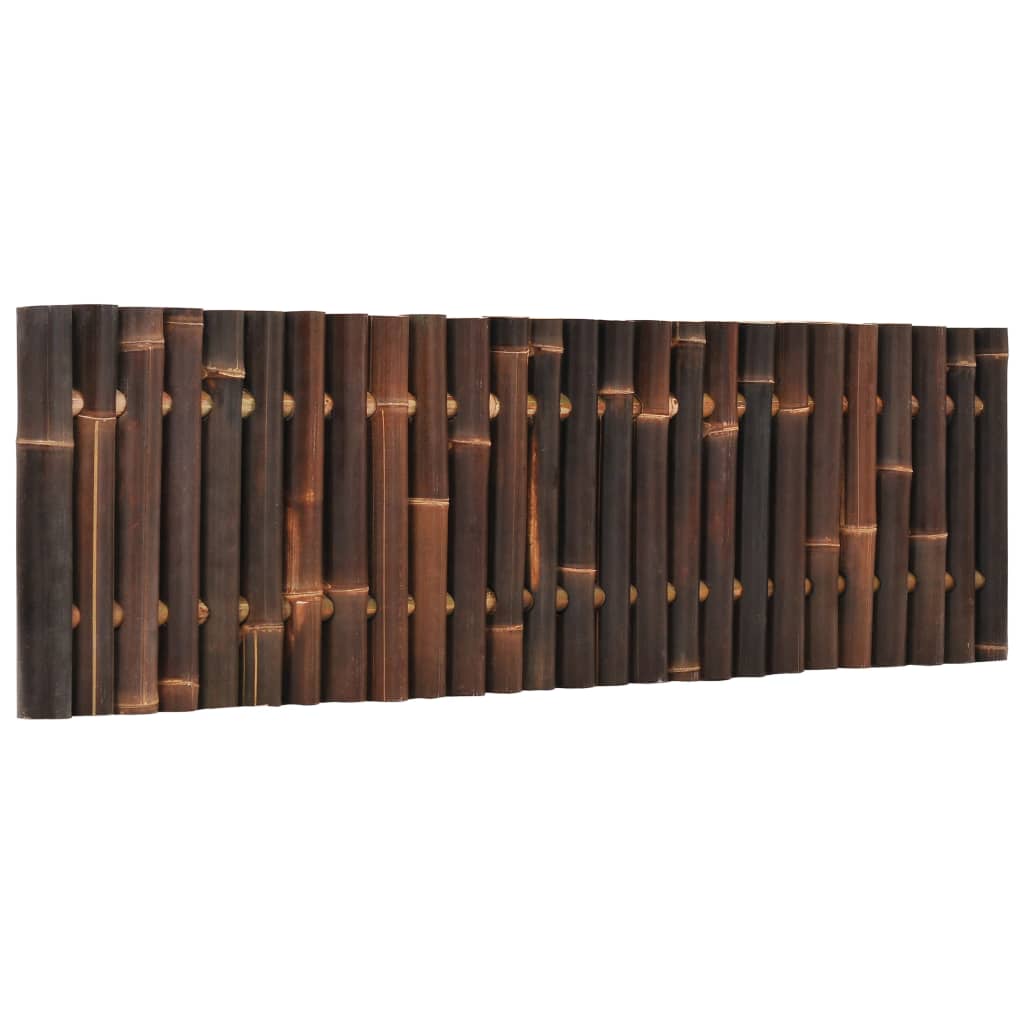 vidaXL Panel za vrtnu ogradu od bambusa 170 x 50 cm tamnosmeđi