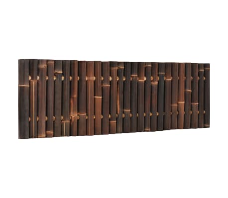 vidaXL Vrtni ograjni panel iz bambusa 170x50 cm temno rjav