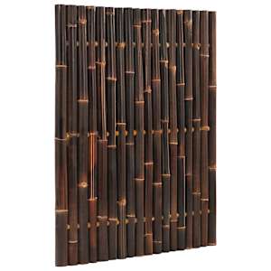 vidaXL Sodo tvoros segmentas, tamsiai rudas, 120x150cm, bambukas