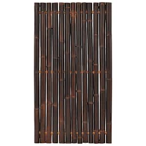 vidaXL Sodo tvoros segmentas, tamsiai rudas, 90x170cm, bambukas