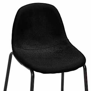 3dílný barový set textil černý - obrázek 7