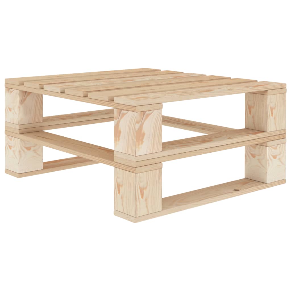 vidaXL Sodo stalai ir palečių, 2vnt., mediena