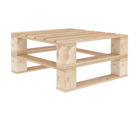 vidaXL Outdoor-Tische Paletten 2 Stk. Holz
