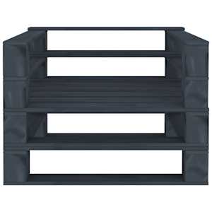 vidaXL Pallestol for hage tre gr&aring;