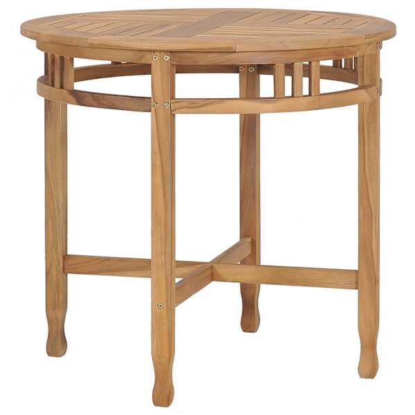 vidaXL s&ouml;&ouml;gilaud, &Oslash; 80 cm, tiikpuu