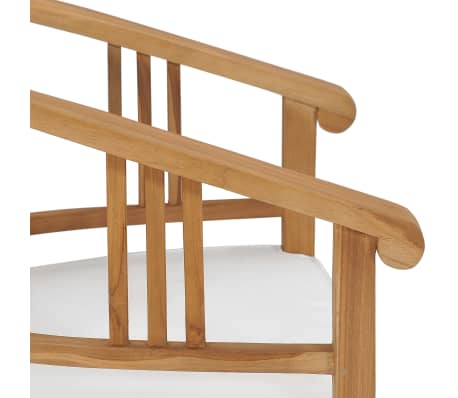 vidaXL Gartenstühle mit Kissen 2 Stk. Teak Massivholz vidaXL Gartenstühle mit Kissen 2 Stk. Teak Massivholz