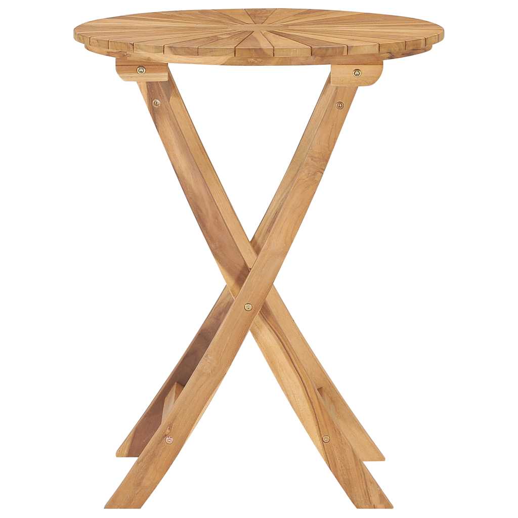 Thumbnail - vidaXL Gartentisch Klappbar Ø 60 cm Massivholz Teak