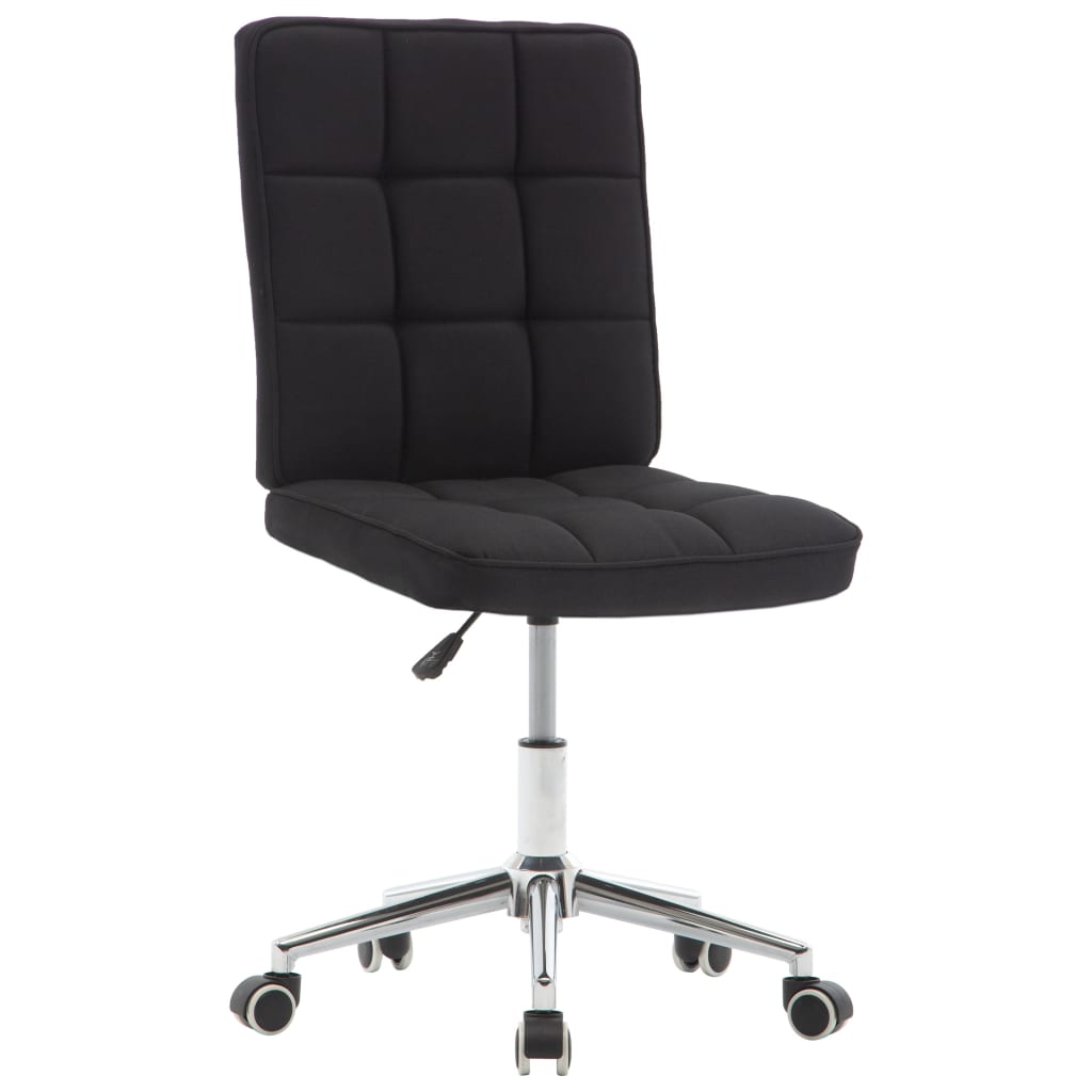 

vidaXL Eetkamerstoelen 4 st stof zwart