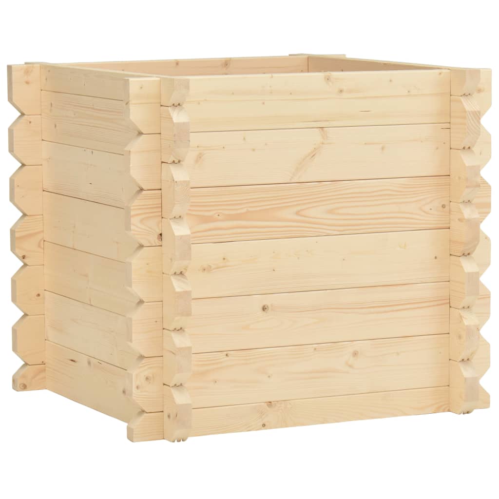 vidaXL Aukštas lovelis, 100x100x87,8cm, eglės medienos masyvas, 42mm