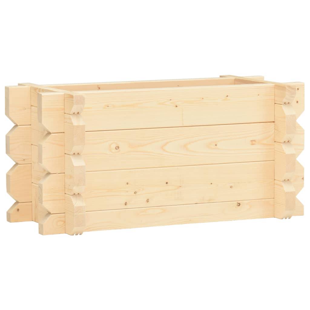 vidaXL Aukštas lovelis, 100x50x47,3cm, eglės medienos masyvas, 42mm