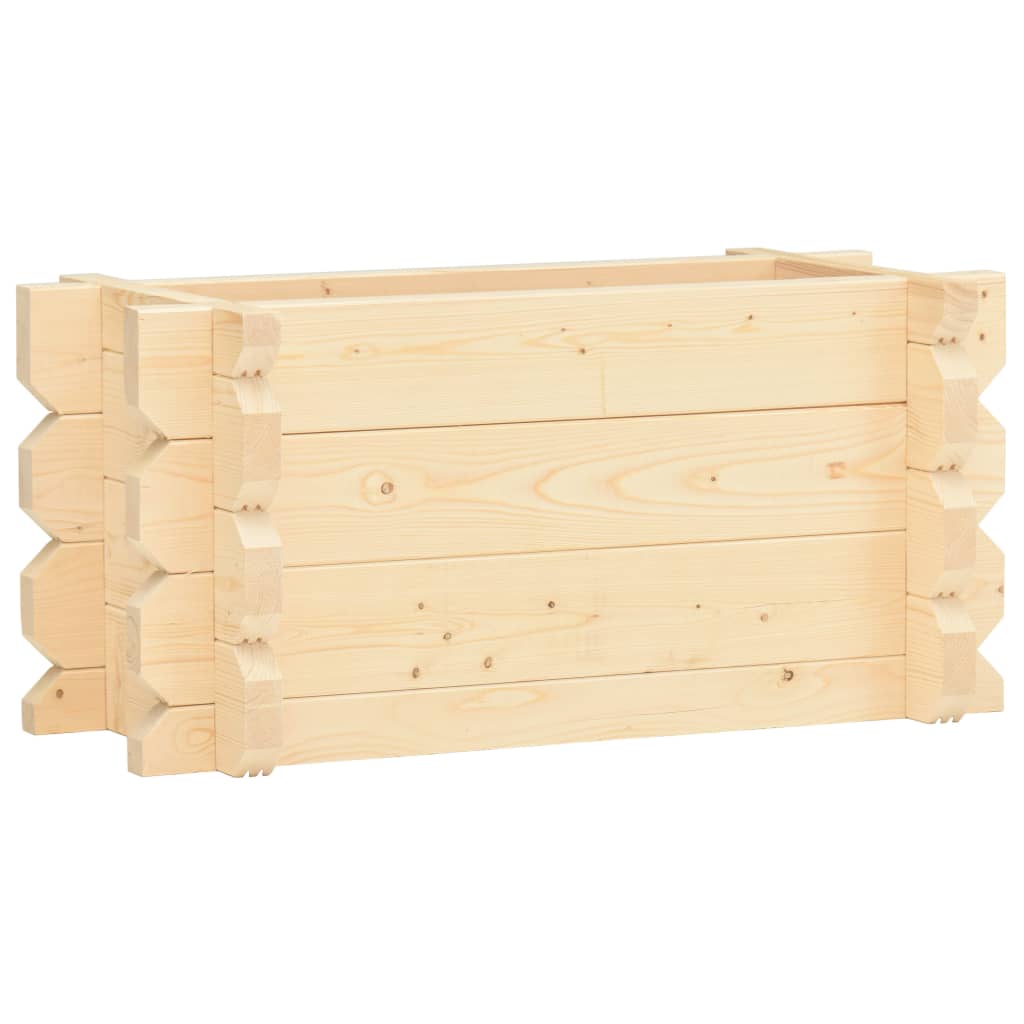 

vidaXL Plantenbak verhoogd 42 mm 100x50x47,3 cm massief vurenhout