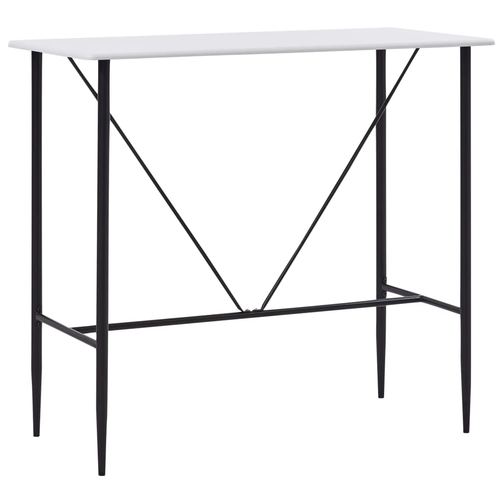 vidaXL Set mobilier de bar, 5 piese, albastru, material textil