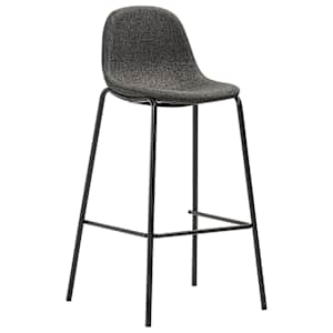 5dílný barový set textil tmavě šedý - obrázek 8