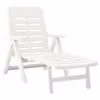vidaXL kokkupandav p&auml;evitustool, plastist, valge