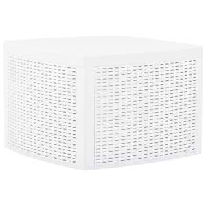 vidaXL lisalaud, valge, 54 x 54 x 36,5 cm, plast